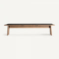 Banco Nara — Madera roble marrón claro