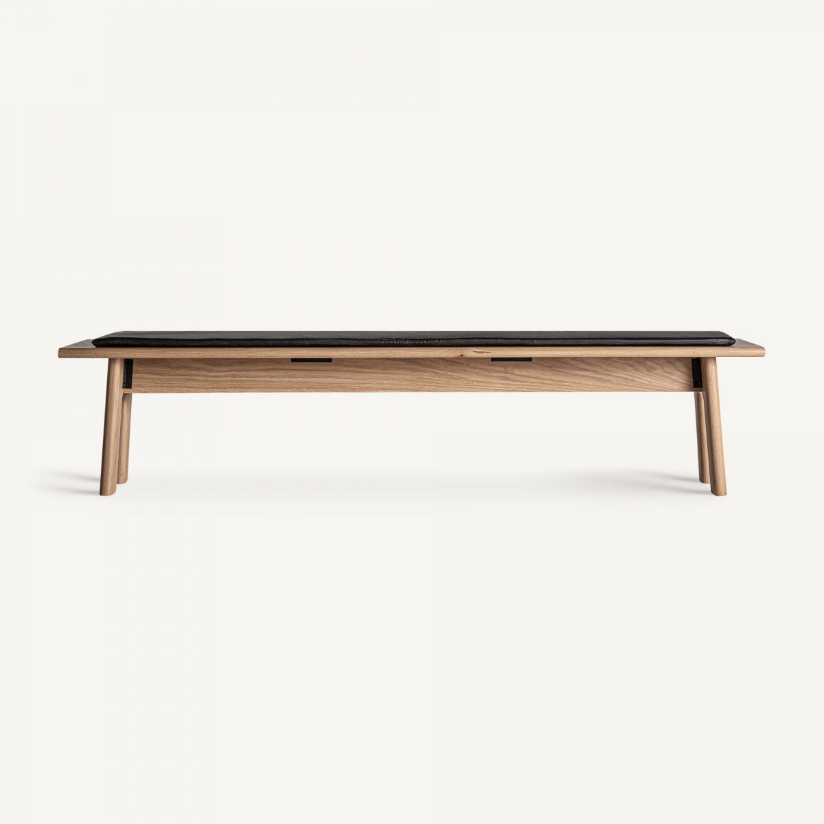 Banco Nara — Madera roble marrón claro