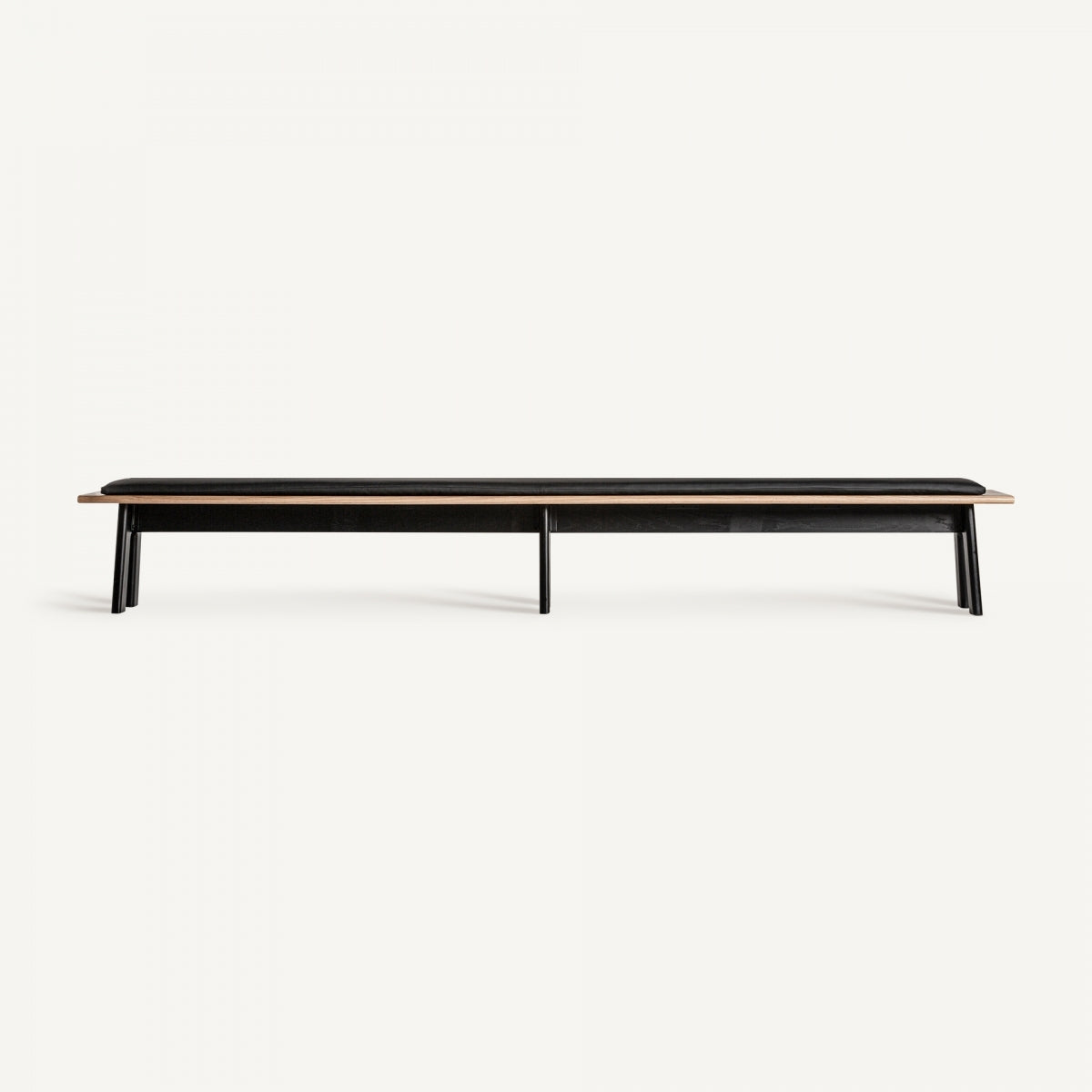 Banco Nara — Madera roble negro