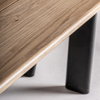 Banco Nara — Madera roble negro