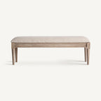 Banco Verac — Madera de mango marrón claro