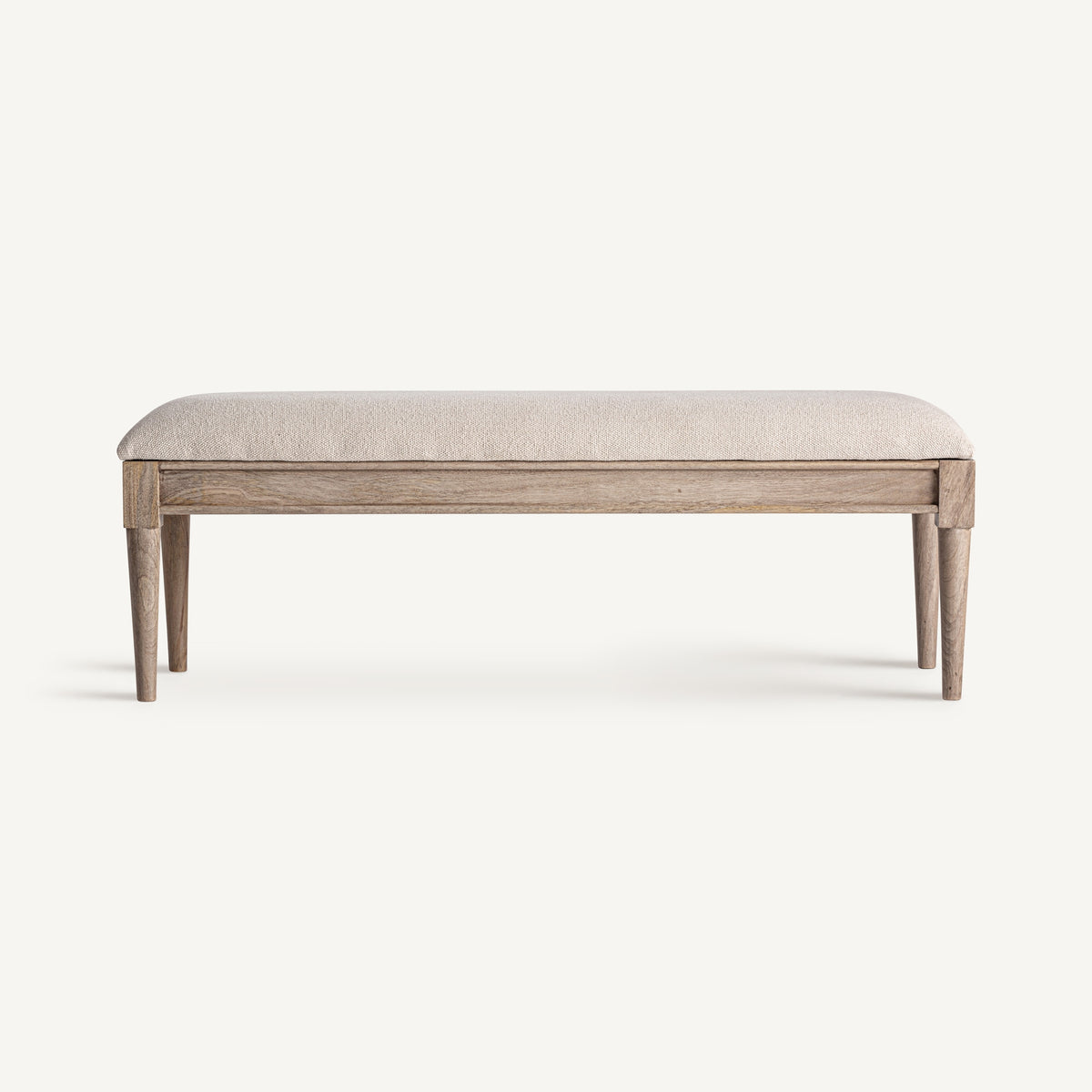 Banco Verac — Madera de mango marrón claro
