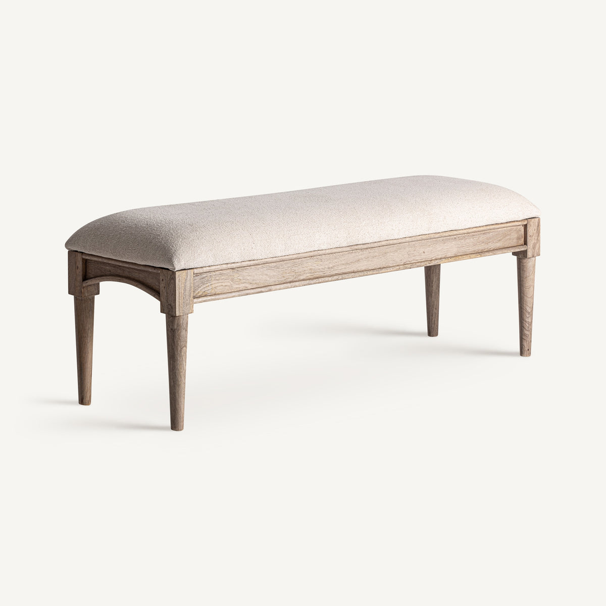 Banco Verac — Madera de mango marrón claro