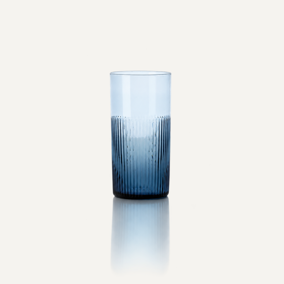 Vaso Azure Rippled High Tumbler — imagen principal Muyuga