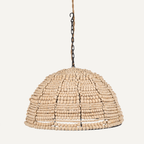 Lámpara colgante Wooden Bead Dome — imagen principal Muyuga