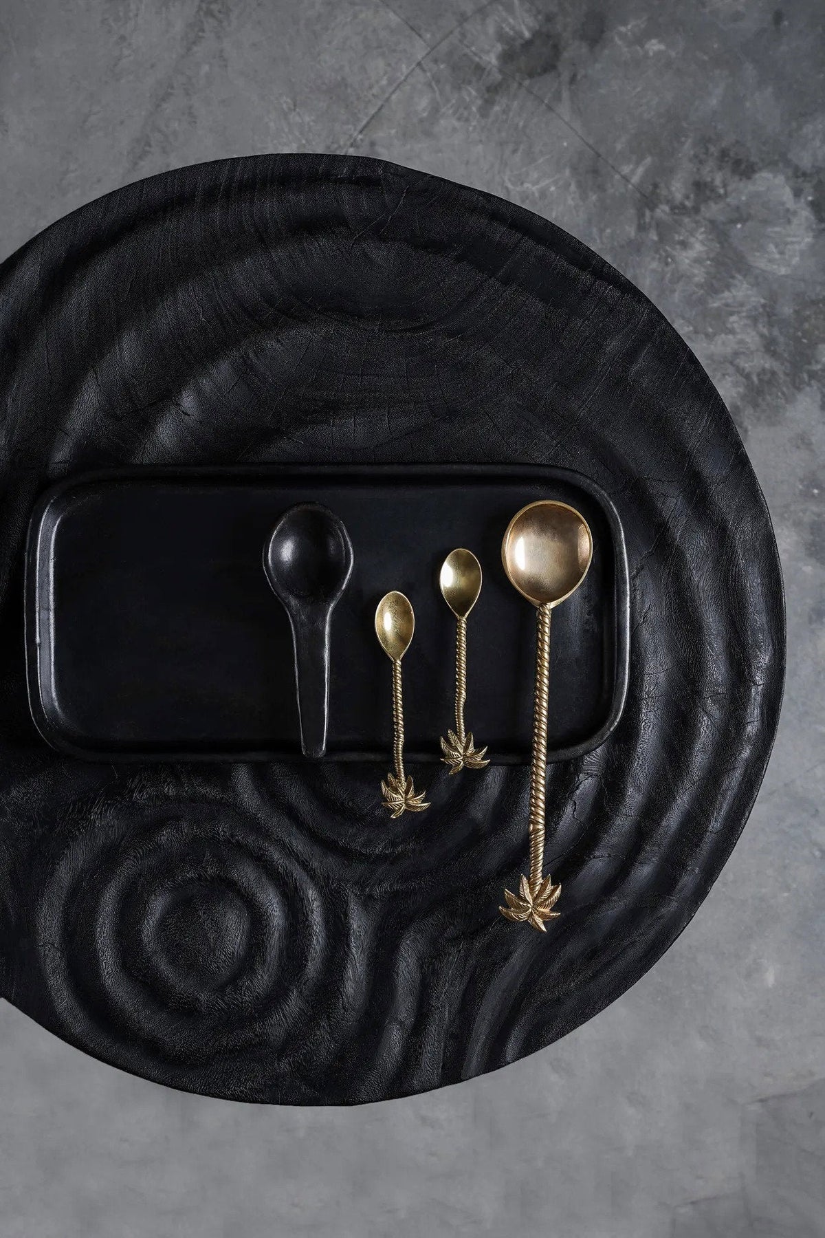 Cubierto Burned Tapas Spoon