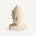 Busto Budha — Cemento blanco roto