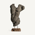 Busto Man — Terracota gris envejecido