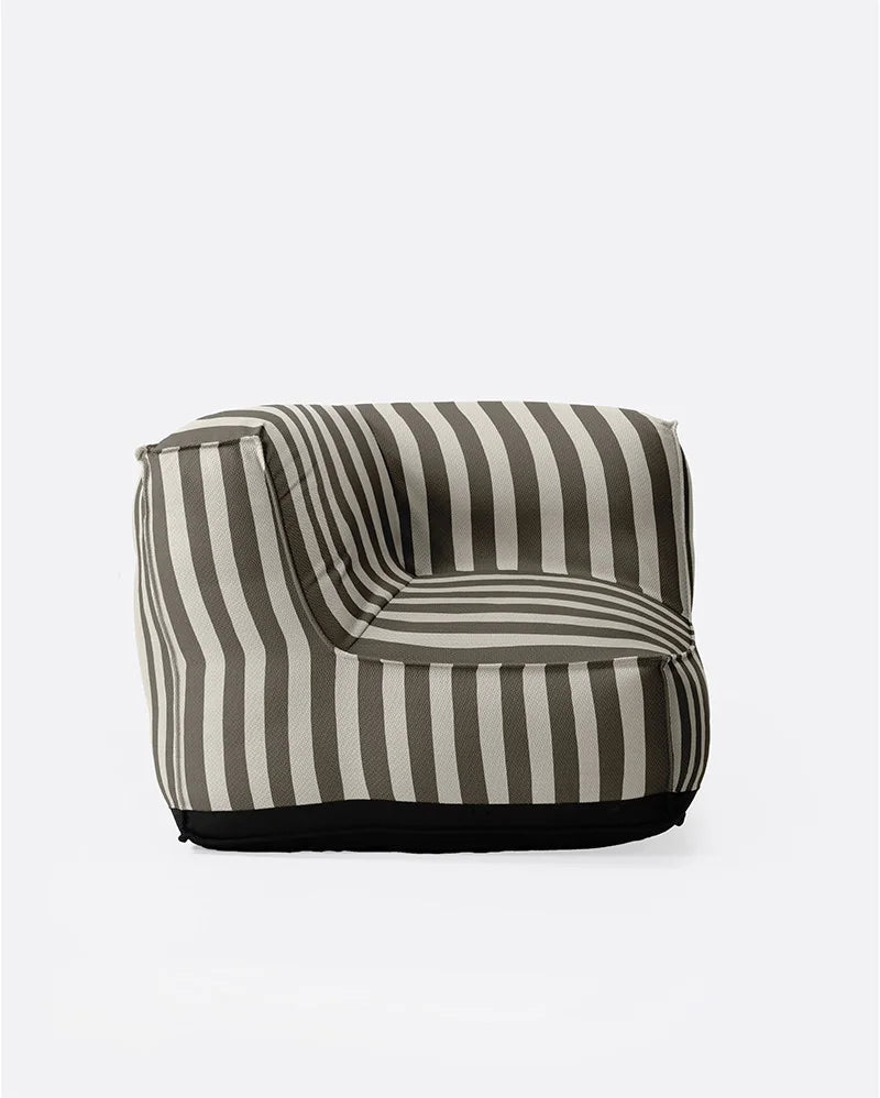 Sofá Caccini — Natural y gris oscuro (charcoal) — vista 1 — MUYUGA