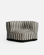 Sofá Caccini — Natural y gris oscuro (charcoal) — vista 2 — MUYUGA