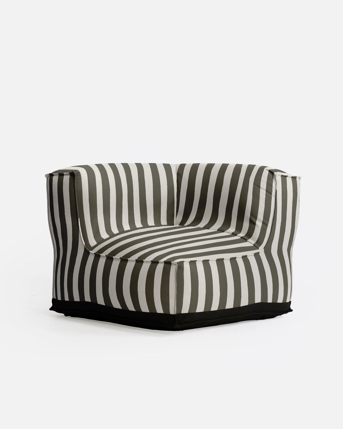 Sofá Caccini — Natural y gris oscuro (charcoal) — vista 2 — MUYUGA