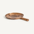 Centro con asa Ikuah — Madera de teca marrón