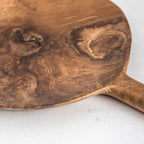 Centro con asa Ikuah — Madera de teca marrón