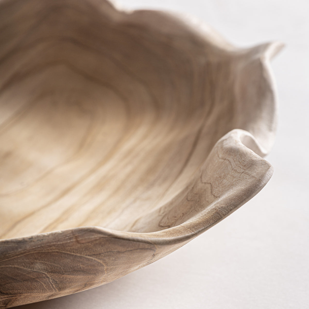 Centro de mesa Azke — Madera de teca marrón