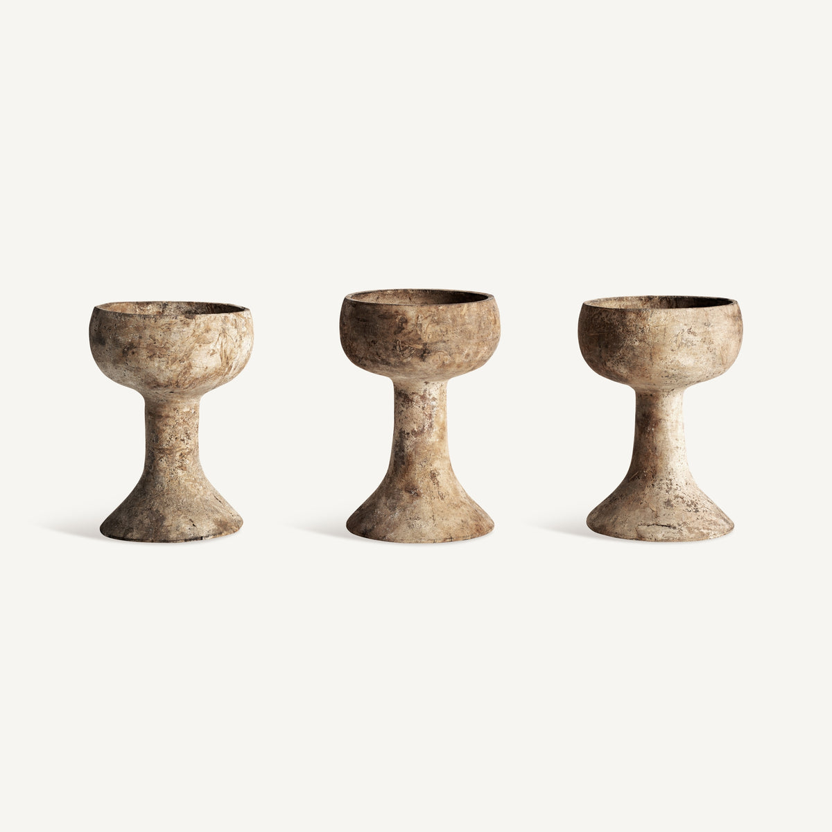 Centro de mesa Fulieh — Madera tropical marrón claro