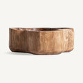 Centro de mesa Humble — Madera de teca marrón