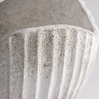 Centro de mesa Lumo — Terracota blanco roto texturizado