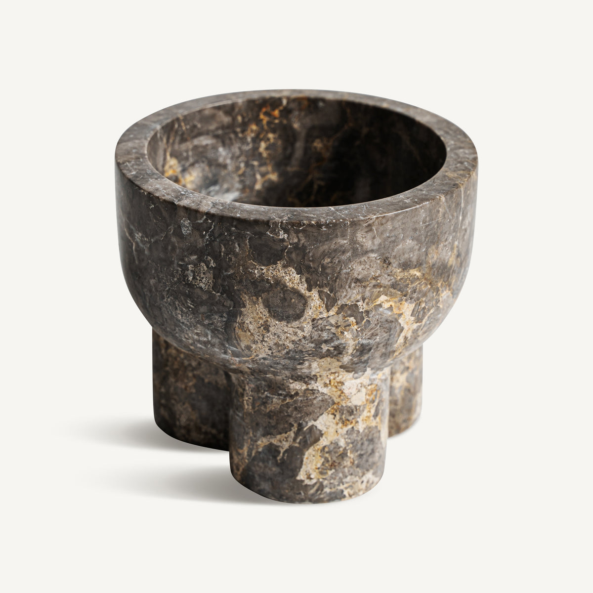 Centro de mesa Masako — Mármol tonos oscuros
