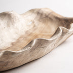Centro de mesa Mezka — Madera de teca marrón