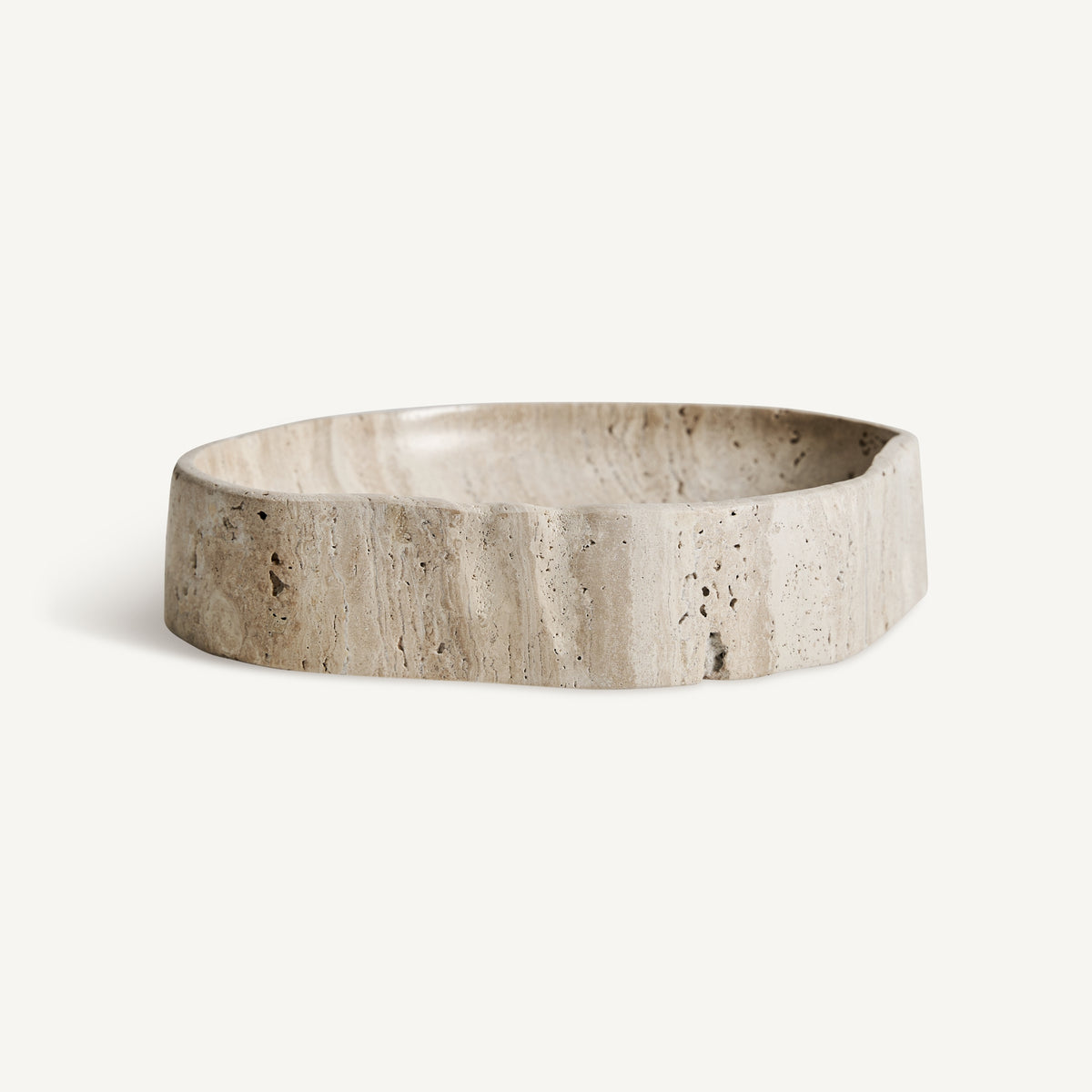 Centro de mesa Motrus — Travertino crema