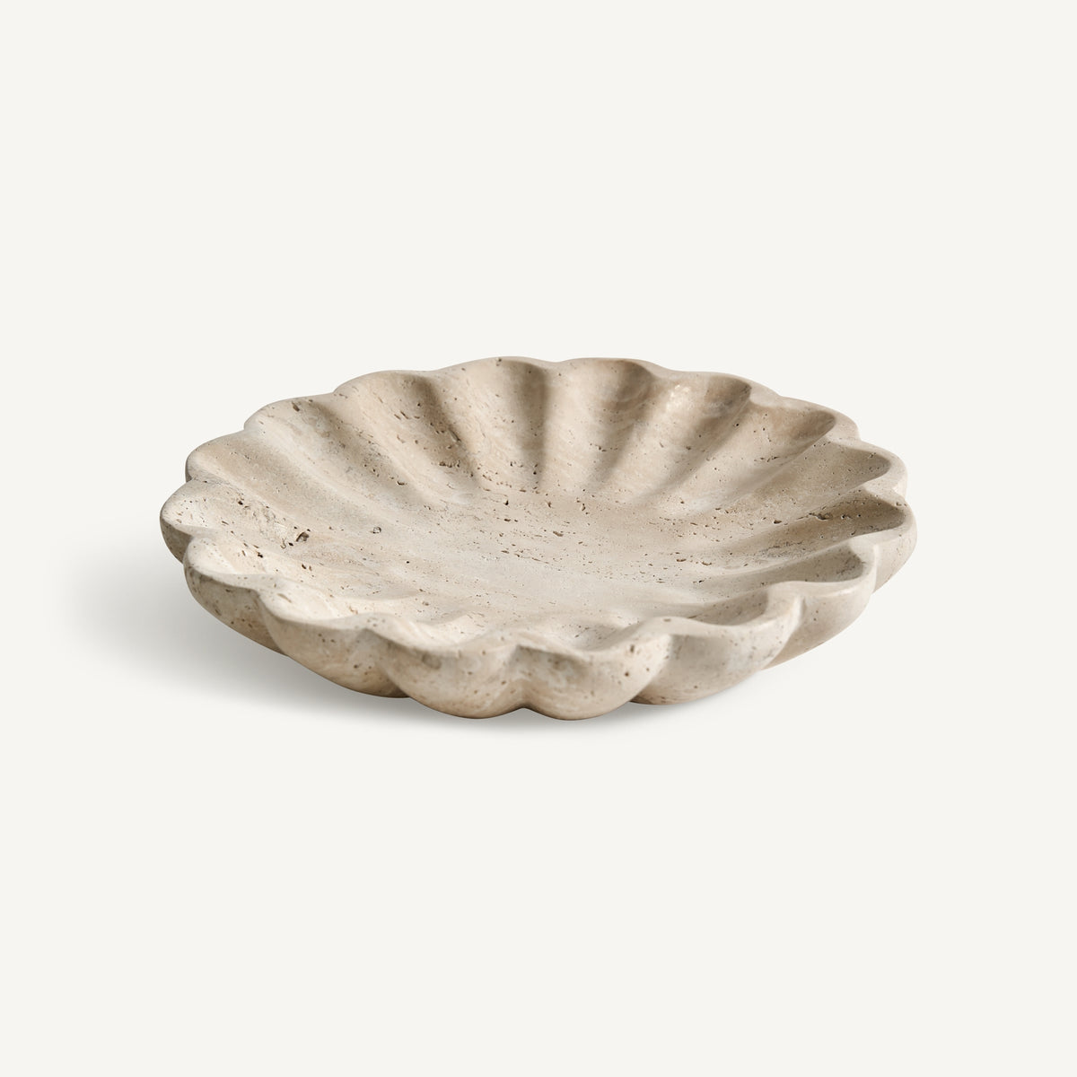 Centro de mesa Motrus — Travertino crema