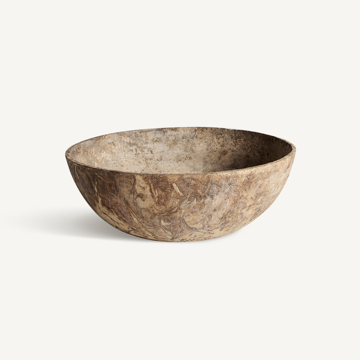 Centro de mesa Ryoko — Madera de mango marrón claro