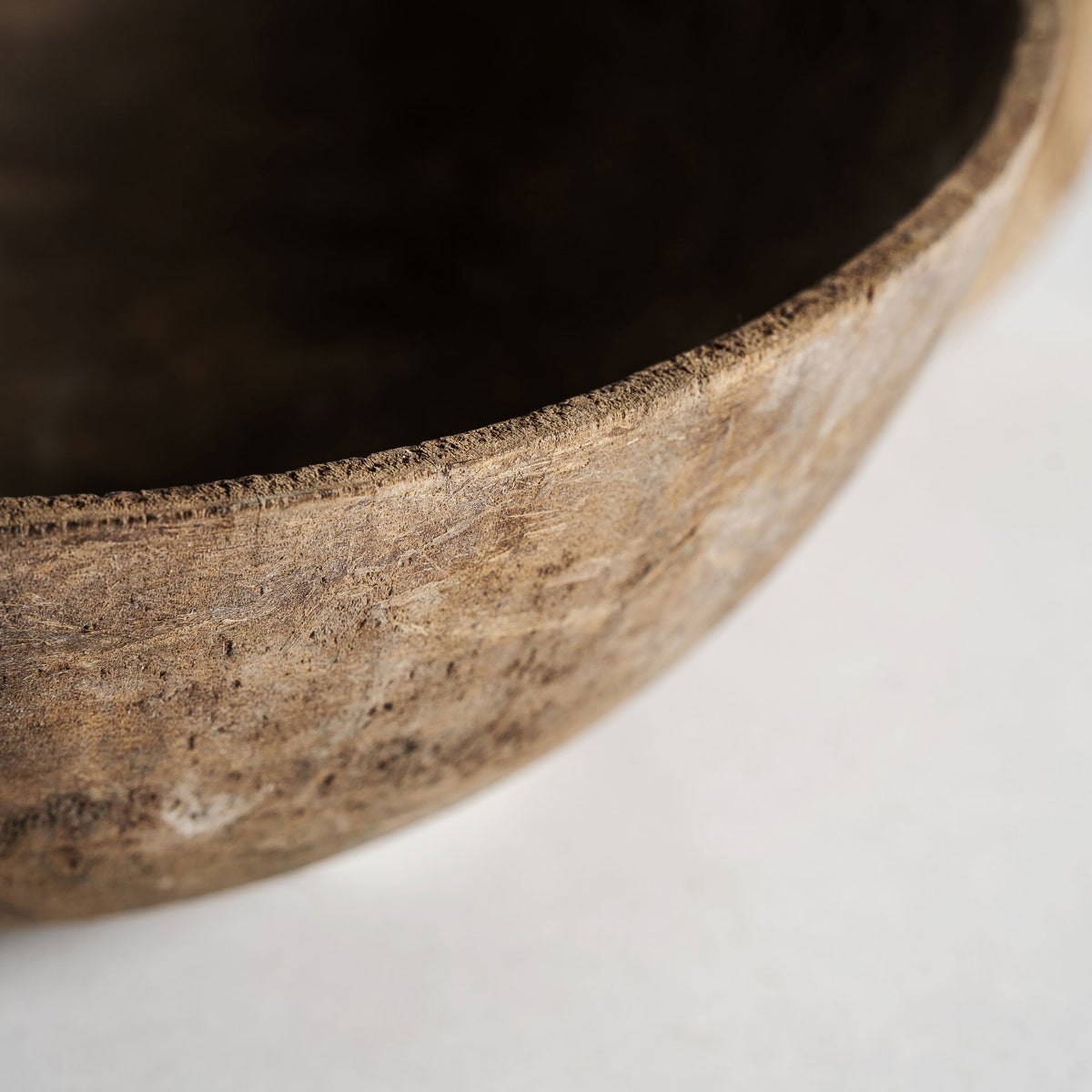 Centro de mesa Ryoko — Madera de mango marrón envejecido