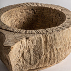 Centro de mesa Tora — Piedra marrón claro envejecido