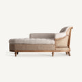 Chaise longue Grone — Madera mindi marrón