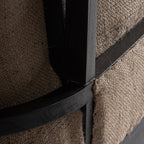 Chaise longue Grone — Madera mindi marrón