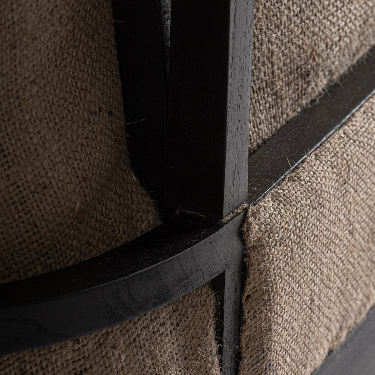Chaise longue Grone — Madera mindi marrón