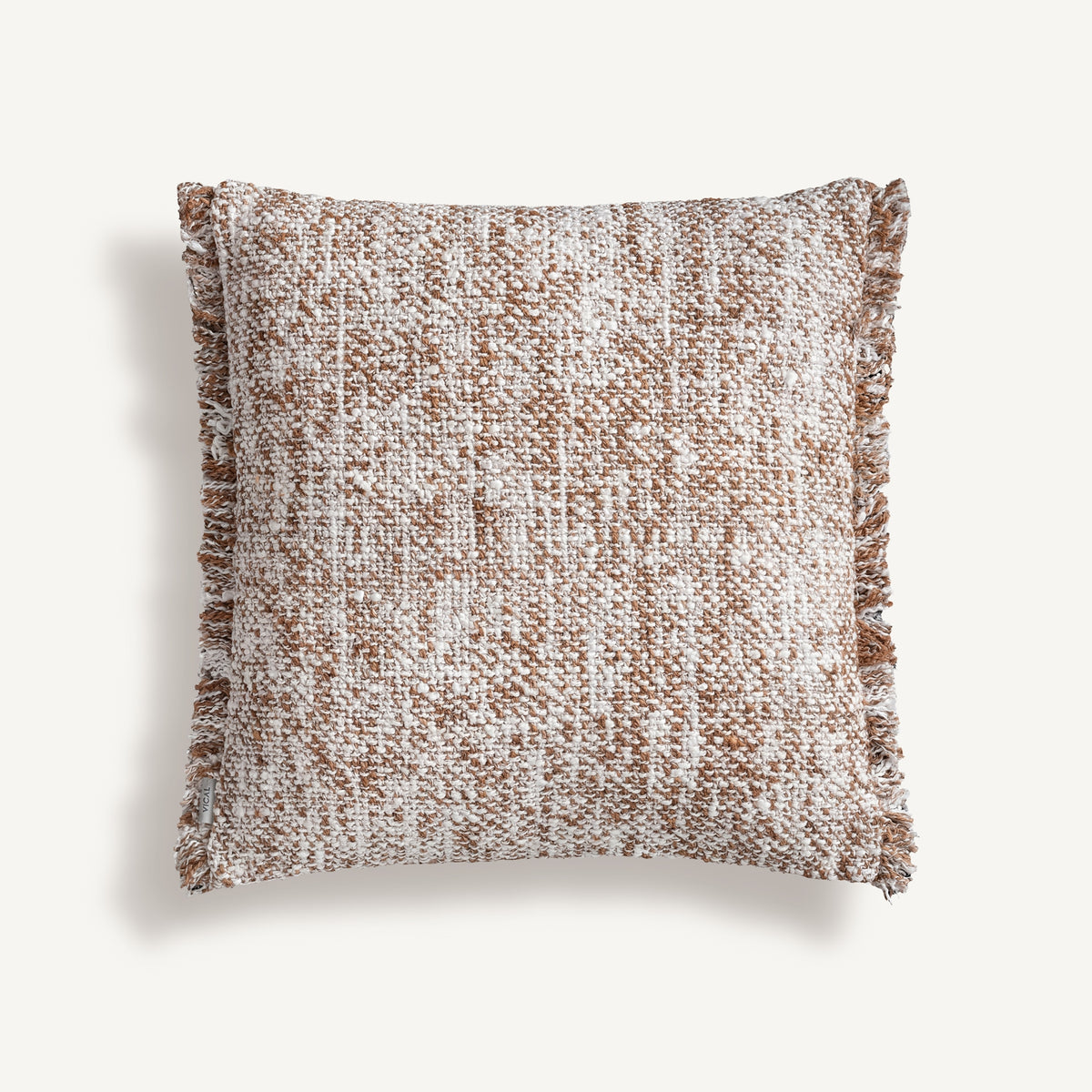 Cojín Aran — Algodón crema