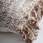 Cojín Aran — Algodón crema