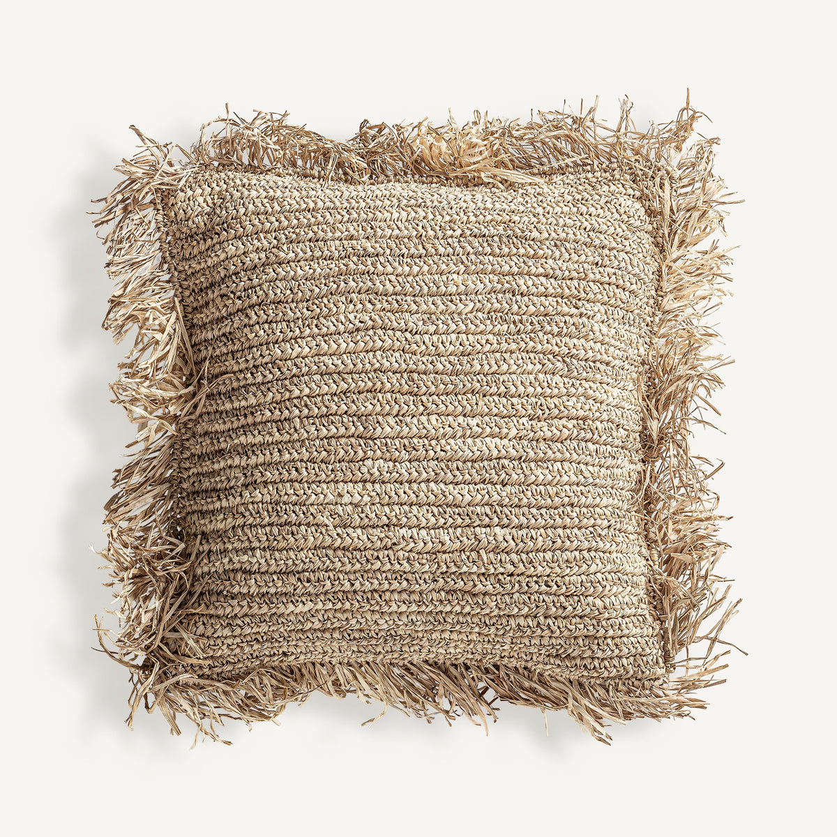Cojín Igotz — Fibra natural beige