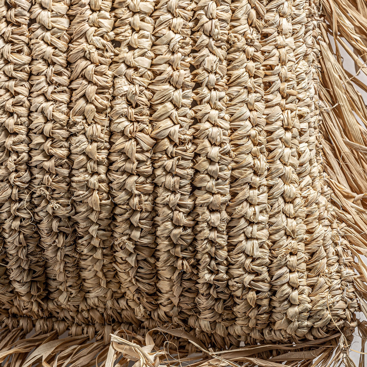 Cojín Igotz — Fibra natural beige