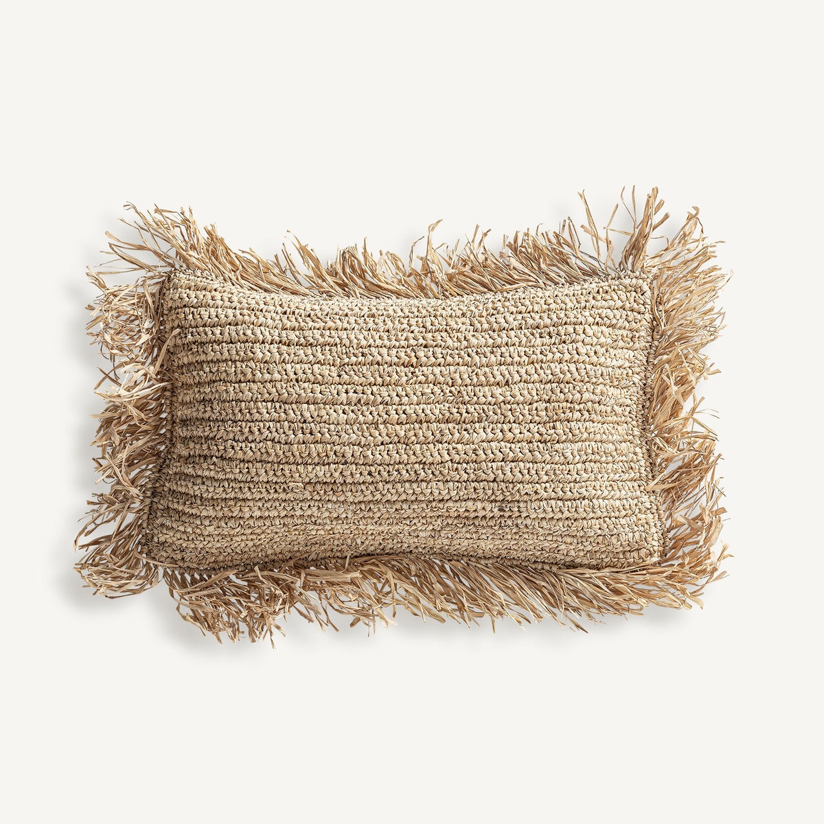 Cojín Igotz — Fibra natural beige