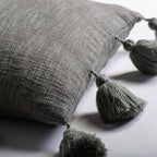 Cojín Tatis — Algodón gris