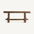 Consola Badai — Madera de mango reciclada marrón envejecido