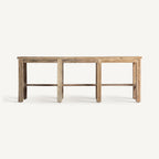 Consola Carrik — Madera recuperada marrón