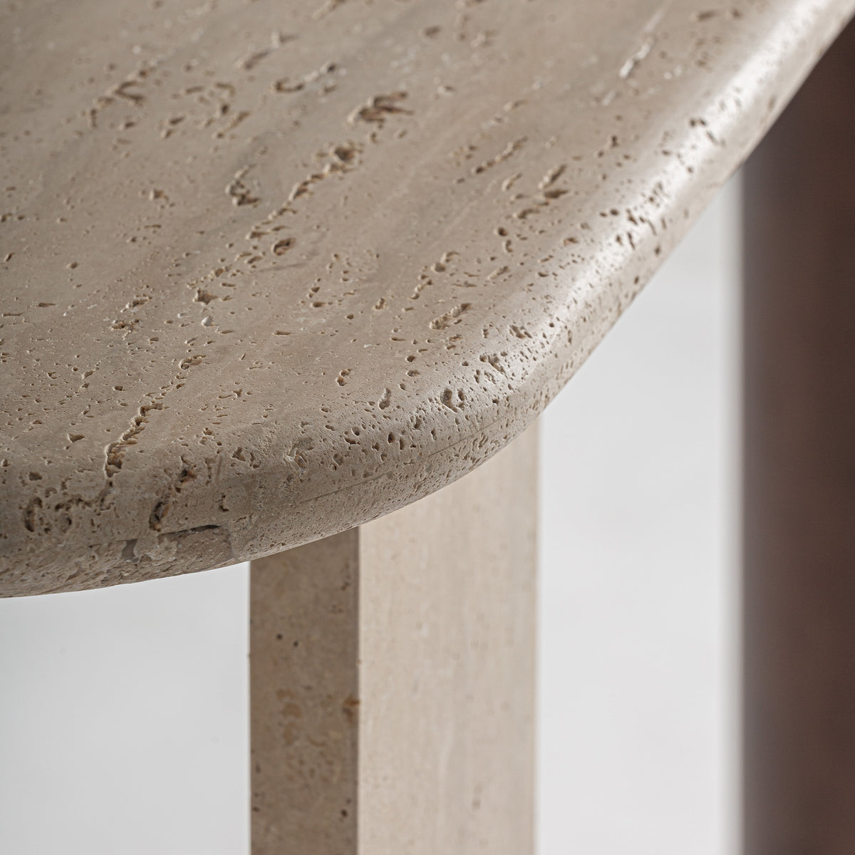 Consola Clare — Travertino beige
