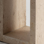 Consola Clare — Travertino beige