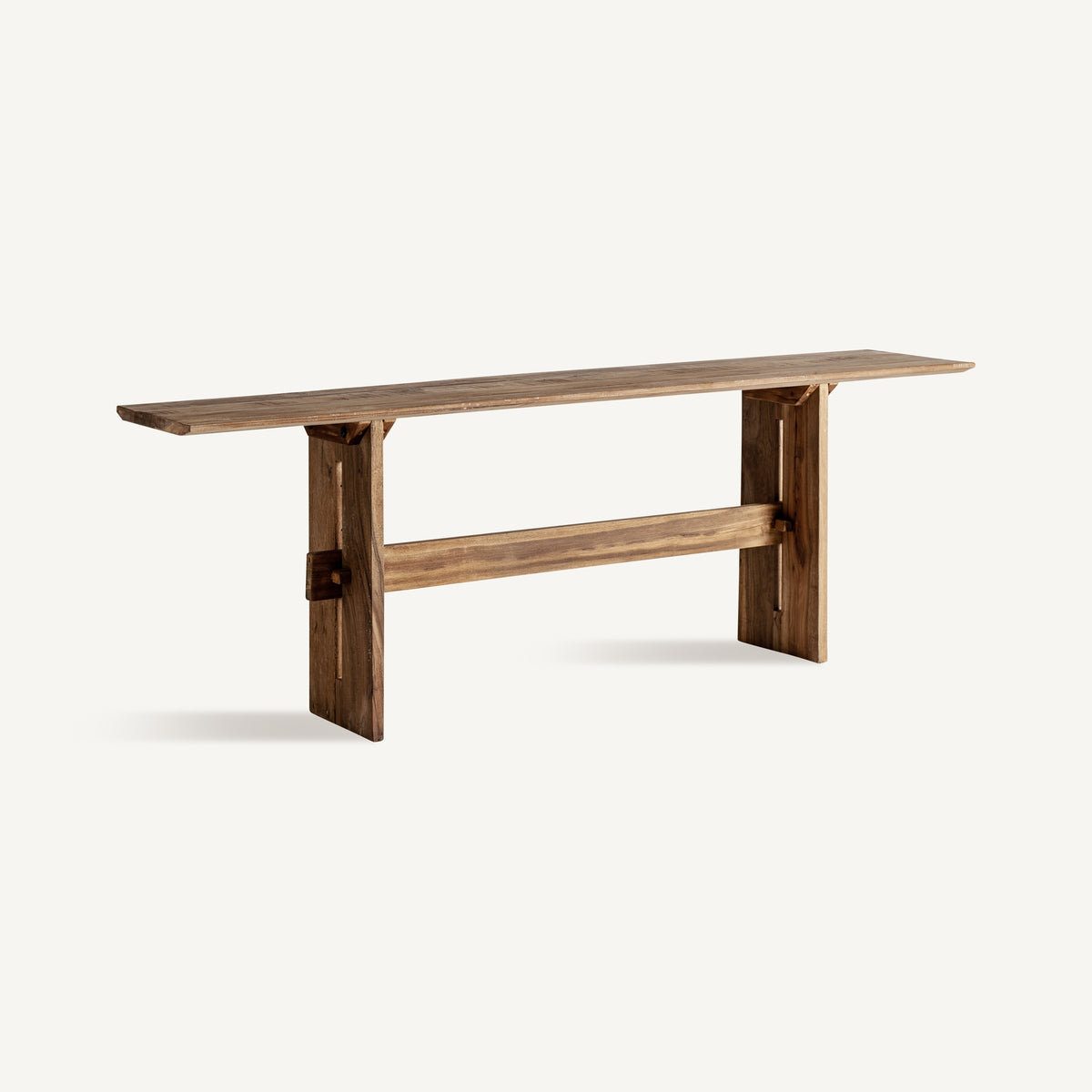 Consola Cotard — Madera recuperada marrón natural