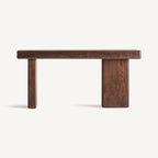 Consola Eyzies — Madera de acacia marrón