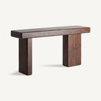 Consola Eyzies — Madera de acacia marrón