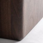 Consola Eyzies — Madera de acacia marrón
