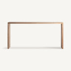 Consola Helmond — Madera de teca reciclada marrón
