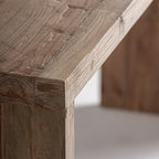 Consola Helmond — Madera de teca reciclada marrón
