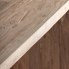 Consola Helmond — Madera de teca reciclada marrón