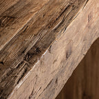 Consola Nysted — Madera de teca reciclada marrón