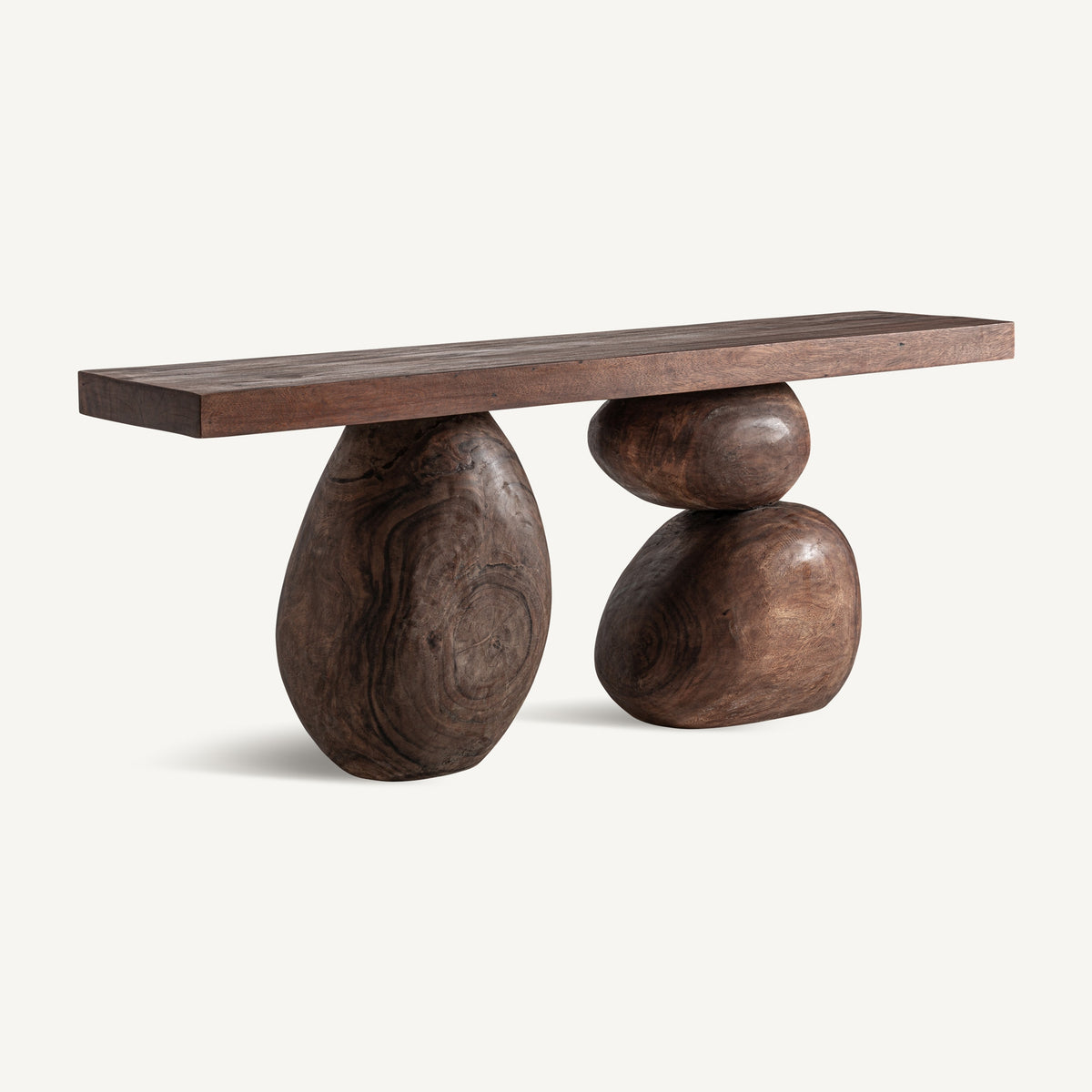 Consola Vianne — Madera suar marrón